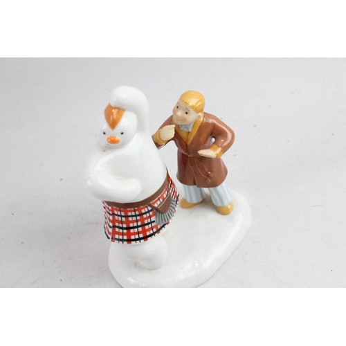 524 - Snowman Collectable Ornaments Inc Clock