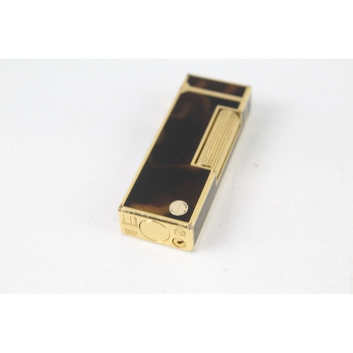 536 - Dunhill Rollaga Pocket Lighter 1970s Lacquer Some Damage To Top (Dint) UNTESTED