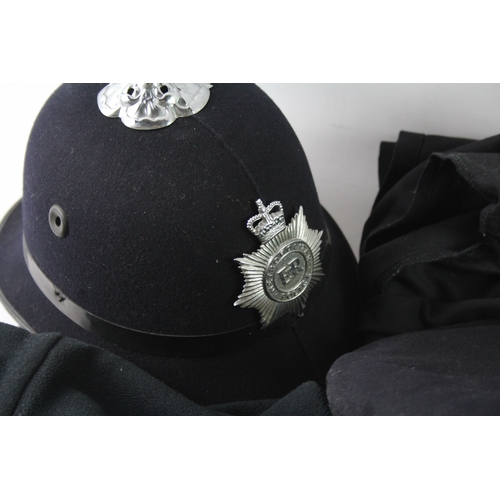 551 - Collection Police Items Inc North Yorkshire Tunic, Metropolitan Hats/Caps Etc x5