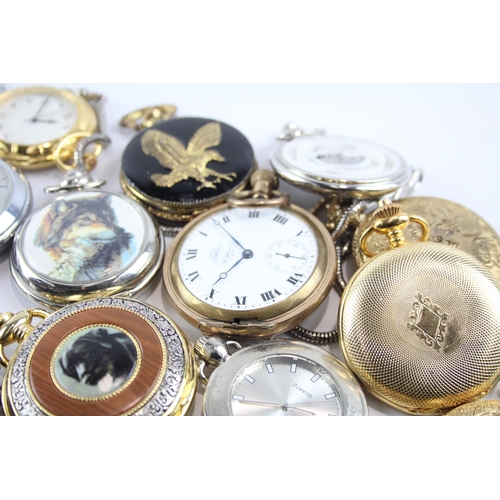 573 - Job Lot Assorted Vintage/Modern Pocket Watches Mechanical/ Quartz UNTESTED