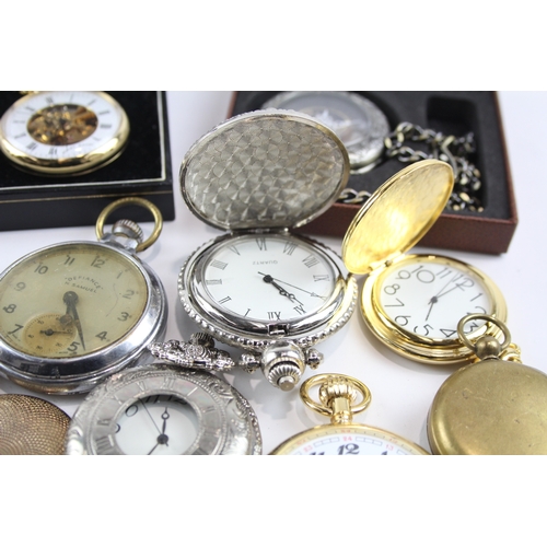 576 - Job Lot Assorted Vintage/Modern Pocket Watches Mechanical/ Quartz UNTESTED