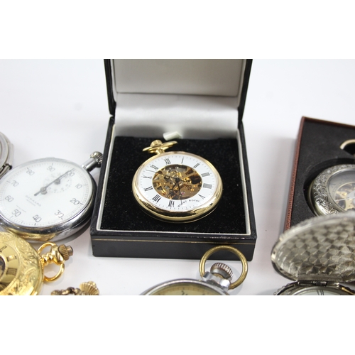 576 - Job Lot Assorted Vintage/Modern Pocket Watches Mechanical/ Quartz UNTESTED