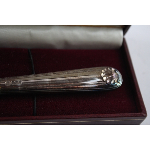 581 - Vintage .925 Sterling Silver Handled Letter Opener Boxed (42g)