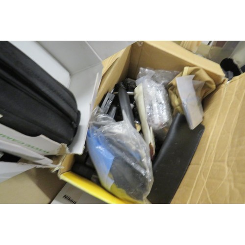 295 - Box of assorted cameras- untested