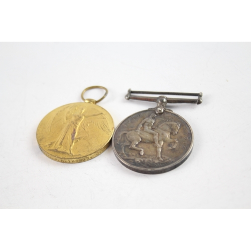 629 - WW1 Medal Pair 172578 Spr J.H Thomas RE x 2