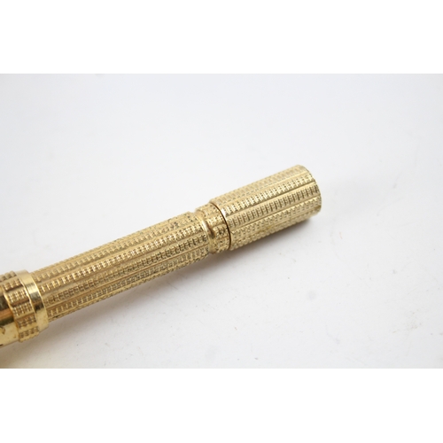 640 - Vintage Boxed Gold Plated Gillette Adjustable Razor