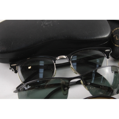 643 - Collection of Designer Rayban Sunglasses Inc Cases  x 5