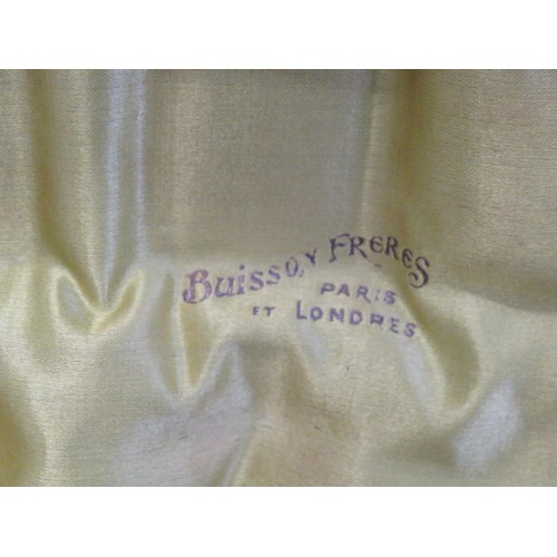 345 - Vintage Buisson Freres Paris Parma Violet boxed perfumes  with two perfume bottles in original satin... 