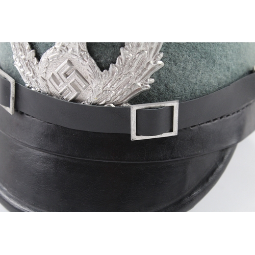 549 - German Schako Felt Helmet with Liner