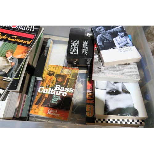 356 - Joblot of books including Paul Weller, The Jam, cycling etc