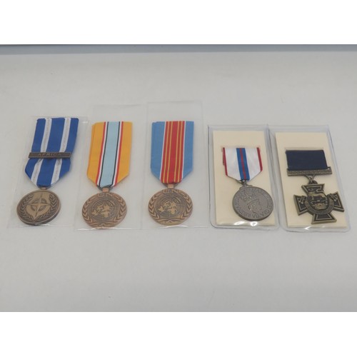 63 - 5 x Reproduction military medals