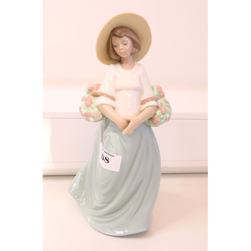 68 - Large Nao lady figurine 