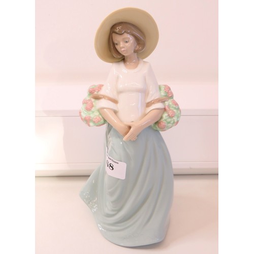 68 - Large Nao lady figurine 