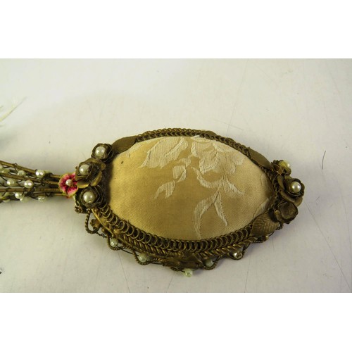 112 - Ornate victorian hand mirror