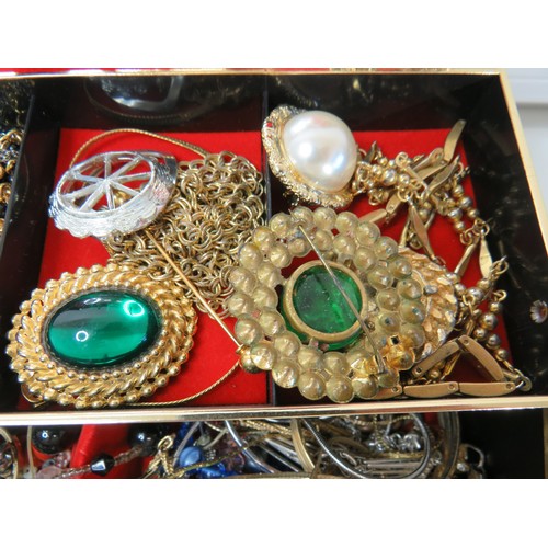 79 - Jewellery box full of jewellery to include vintage.