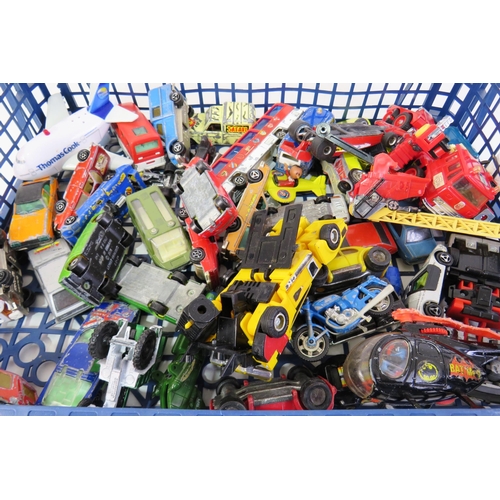 142 - Quantity of playworn cars etc