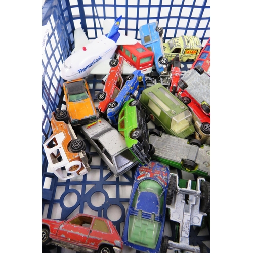 142 - Quantity of playworn cars etc