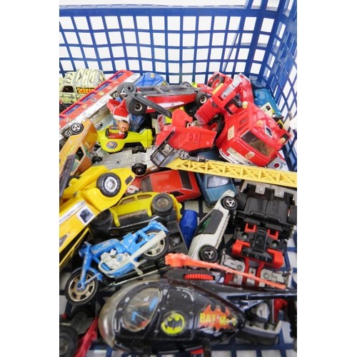 142 - Quantity of playworn cars etc