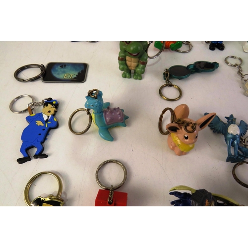 148 - Thirty novelty keyrings