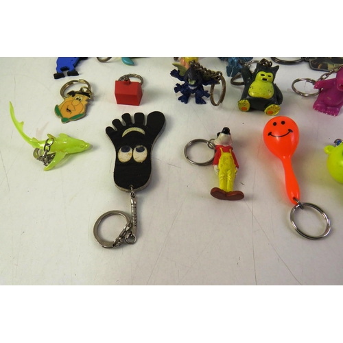 148 - Thirty novelty keyrings