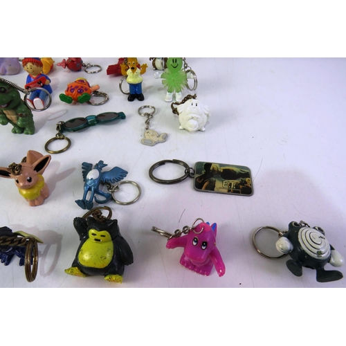 148 - Thirty novelty keyrings