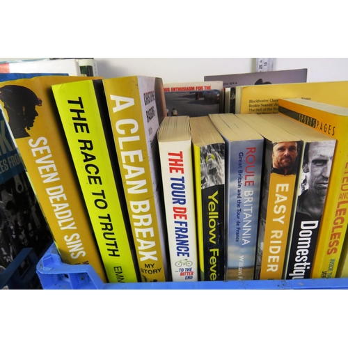 302 - Selection of biography's racing books including Victoria Pendleton, Geraint thomas, tour de france