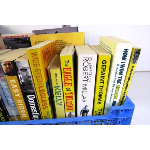 302 - Selection of biography's racing books including Victoria Pendleton, Geraint thomas, tour de france