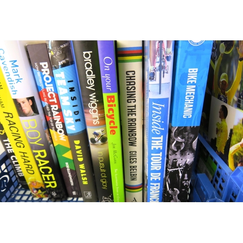 302 - Selection of biography's racing books including Victoria Pendleton, Geraint thomas, tour de france