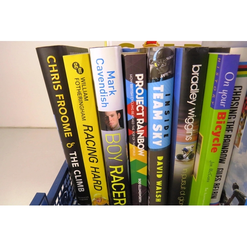 302 - Selection of biography's racing books including Victoria Pendleton, Geraint thomas, tour de france