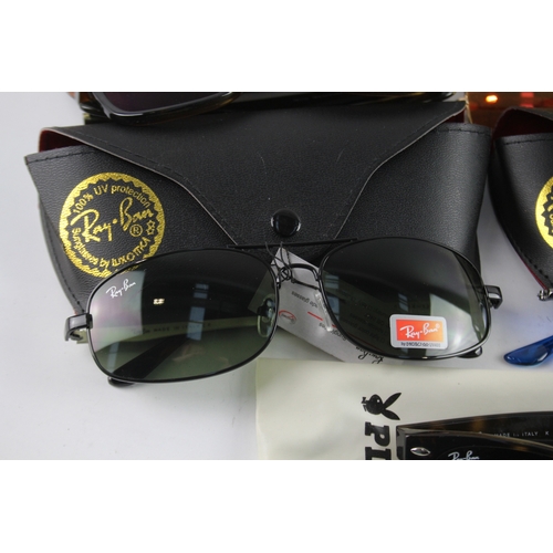 464 - Collection of Designer Rayban Sunglasses Inc Cases  x 5