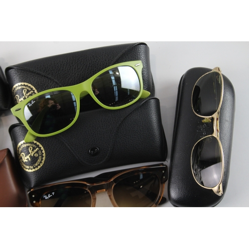 465 - Collection of Designer Rayban Sunglasses Inc Cases  x 5