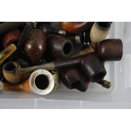 472 - Vintage Smoking Pipes Inc Calabash, Meerschaum, Carved Etc Joblot