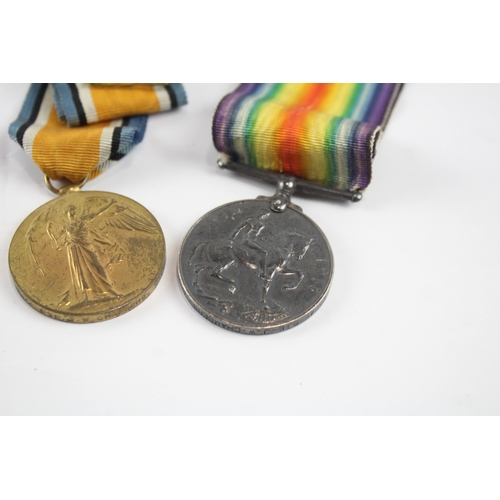 496 - WW1 Medal Pair 25646 Pte J.W Chambers C.Gds x 2