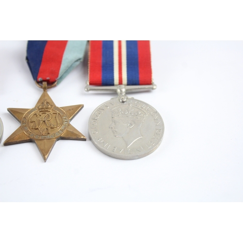 497 - Mounted WW2 Medal Groups Inc Italy, France & Germany Stars, Etc x 2