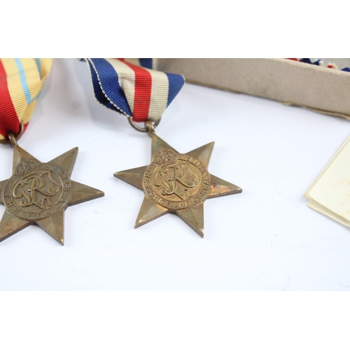 499 - Boxed WW2 RAF Medal Group Inc France & Germany, Africa Stars, Etc