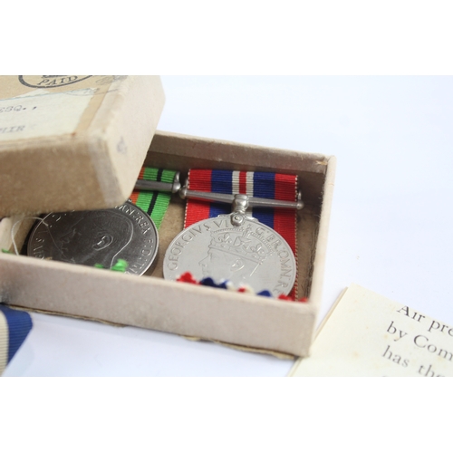 499 - Boxed WW2 RAF Medal Group Inc France & Germany, Africa Stars, Etc