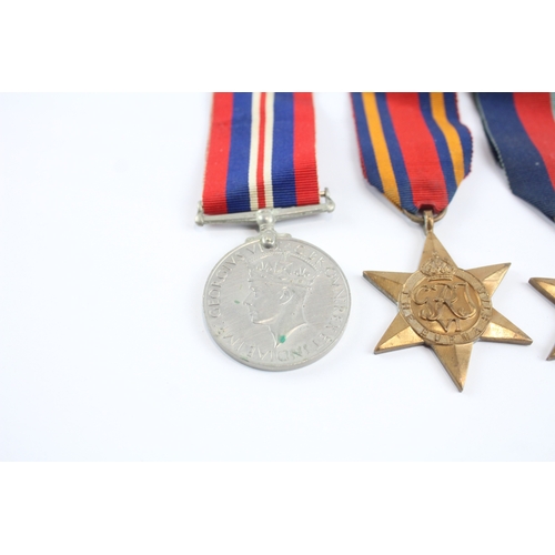 511 - Mounted WW2 Burma Star Medal Group Chindit, Stars Cpl SA King Burma 1944-45