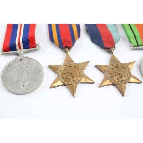 511 - Mounted WW2 Burma Star Medal Group Chindit, Stars Cpl SA King Burma 1944-45