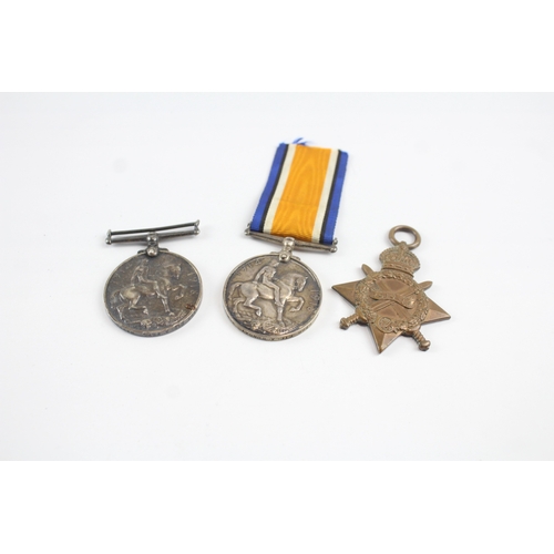 512 - WW1 Medals, War Pte Ford Hamps R, Pte Bunday RMLI, Star Pte Stevens RMLI x 3