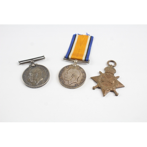 512 - WW1 Medals, War Pte Ford Hamps R, Pte Bunday RMLI, Star Pte Stevens RMLI x 3