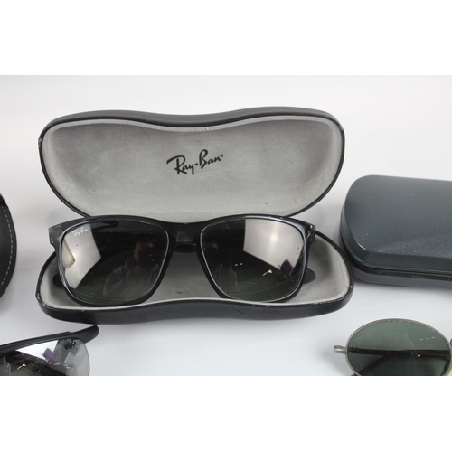 514 - Collection of Designer Rayban Sunglasses Inc Cases  x 5