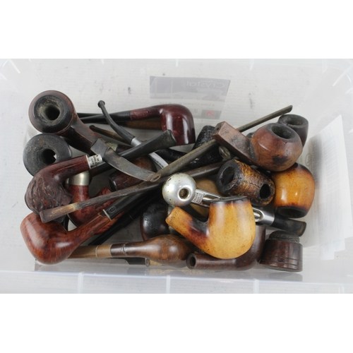 517 - Vintage Smoking Pipes Meerschaum Churchwarden, K&P Petersons, Falcon, Etc Joblot