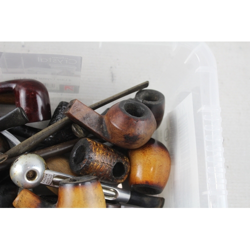 517 - Vintage Smoking Pipes Meerschaum Churchwarden, K&P Petersons, Falcon, Etc Joblot