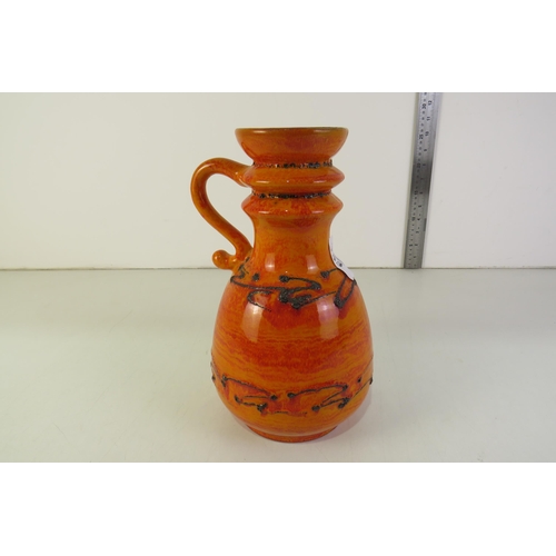 153 - Vintage Germany Orange retro vase