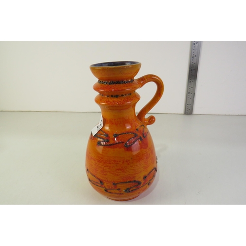 153 - Vintage Germany Orange retro vase