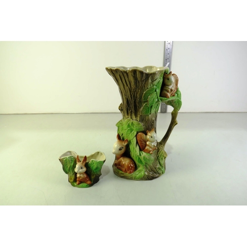 154 - Withernsea pottery vase set