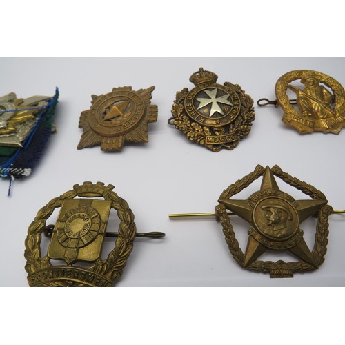 35 - 16 Military Cap/Regiment Badges