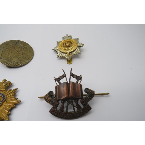 36 - 15 Military Cap/Regiment Badges