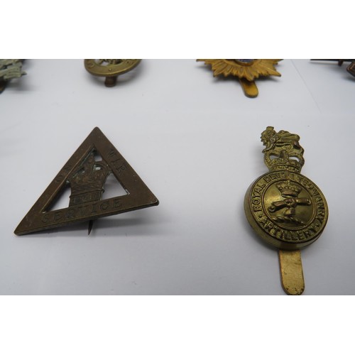 36 - 15 Military Cap/Regiment Badges