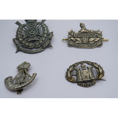 45 - 16 Military Cap/Regiment Badges